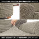 Cover for chaise longue with short left arm Sofaskins NIAGARA 210 - 340 cm - Yellow