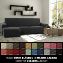 Pārsegs atpūtas krēslam ar īsu kreiso roku Sofaskins NIAGARA 210 - 340 cm - Dzeltens