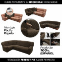 Dīvāna pārvalks Sofaskins NIAGARA 340 - 540 cm - Zaļš