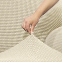 Cover for chaise longue with long left arm Sofaskins NIAGARA 210 - 340 cm - Coral