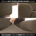 Cover for chaise longue with long left arm Sofaskins NIAGARA 210 - 340 cm - Coral