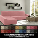 Cover for chaise longue with long left arm Sofaskins NIAGARA 210 - 340 cm - Coral