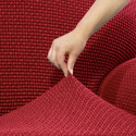 Cover for chaise longue with long left arm Sofaskins NIAGARA 210 - 340 cm - Coral