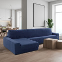 Cover for chaise longue with long left arm Sofaskins NIAGARA 210 - 340 cm - Coral