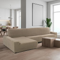 Cover for chaise longue with long left arm Sofaskins NIAGARA 210 - 340 cm - Coral