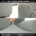 Cover for chaise longue with long left arm Sofaskins NIAGARA 210 - 340 cm - Coral