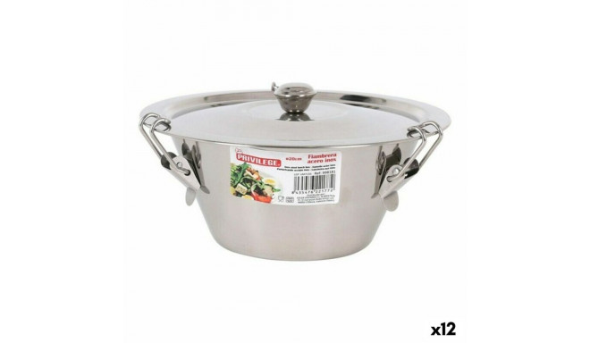 Lunch box Privilege Quttin Stainless steel (12 Units)