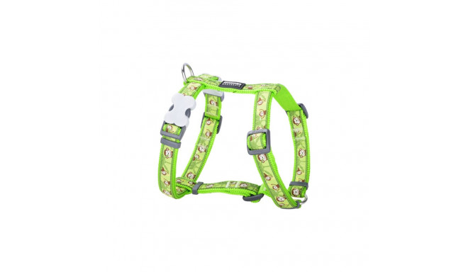 Dog Harness Red Dingo STYLE MONKEY LIME GREEN 36-54 cm 30-48 cm