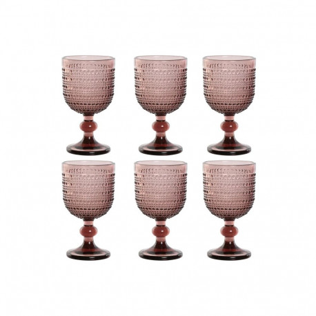 Topside komplekt Home ESPRIT Roosa Kristall 240 ml (6 Ühikut)