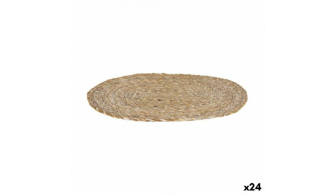Table Mat Privilege Brown wicker 40 x 30 x 0,5 cm (24 Units)