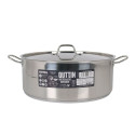 Casserole with lid Quttin Aluminium 36 x 14 cm (2 Units)