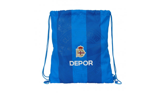 Backpack with Strings R. C. Deportivo de La Coruña Blue 35 x 40 x 1 cm