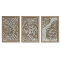 3 attēlu komplekts Home ESPRIT Moderns 20 x 2 x 30 cm (3 Daudzums)