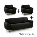 Dīvāna pārvalks Sofakover Pocket Trio Romeo 3 gb. - Lins