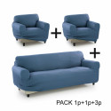Dīvāna pārvalks Sofakover Pocket Trio Romeo 3 gb. - Lins