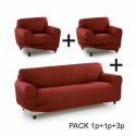 Dīvāna pārvalks Sofakover Pocket Trio Romeo 3 gb. - Lins