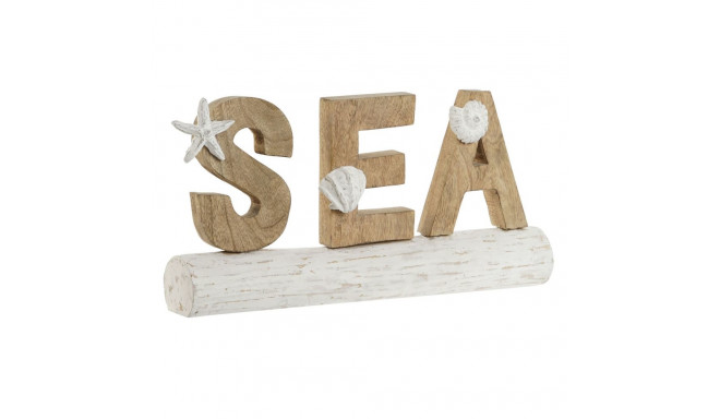 Decorative Figure Home ESPRIT Sea White Natural Mediterranean 47 x 8 x 24,5 cm
