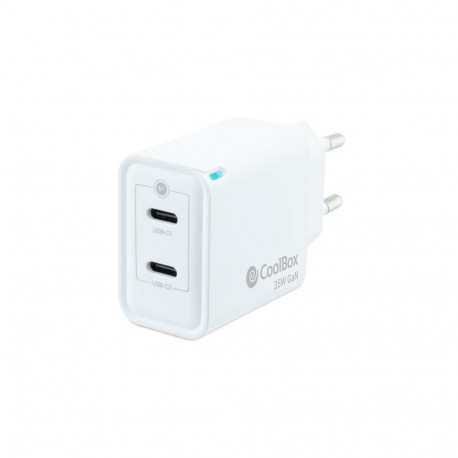 Seinalaadija CoolBox COO-CUP-35CC Valge 35 W