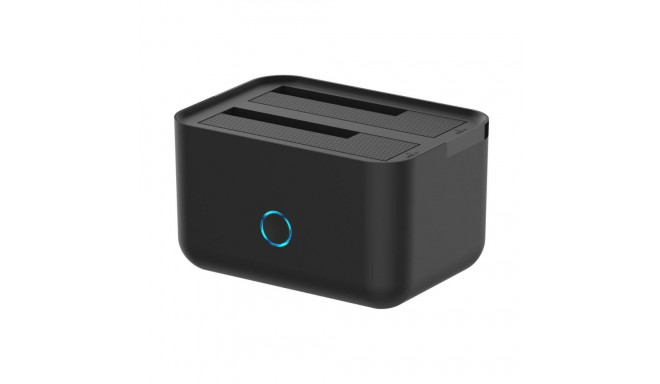 Dual Dock Station Aisens ASDS-D01B Black
