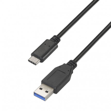 USB A to USB-C Cable Aisens A107-0450 Black 1,5 m