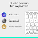 Bluetooth Keyboard Logitech 920-013011 Spanish Qwerty Grey White/Grey