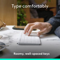 Bluetooth Klaviatuur Logitech 920-013011 Hispaaniakeelne Qwerty Hall Valge/Hall