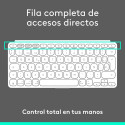 Bluetooth Keyboard Logitech 920-013011 Spanish Qwerty Grey White/Grey