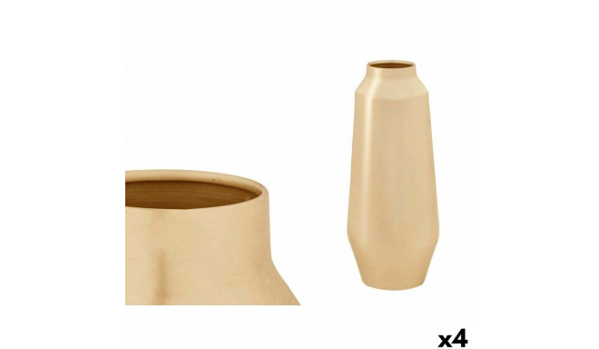 Vase Gift Decor 10216-SG 10216-SG Golden Iron 16 x 40 x 16 cm 40 x 17 x 40 cm (4 Units)