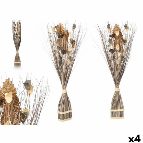 Decorative Flower DD115024 Grey 14 x 100 x 10 cm 8 x 100 x 18 cm (4 Units)