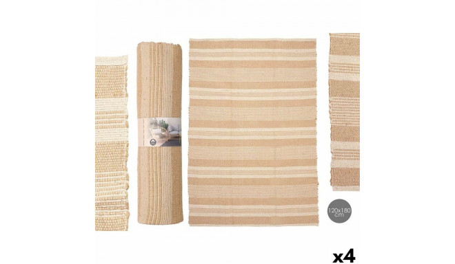 Carpet Gift Decor NO.02 NO.02 White Brown 120 x 180 cm 61 x 13 x 16 cm (4 Units)