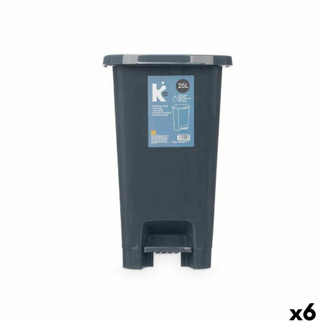 Pedal bin ABK-142 ABK-142 Anthracite Plastic 25 L (6 Units)