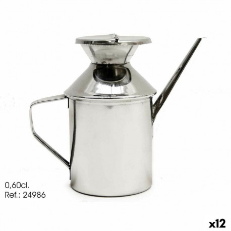 Boca za Ulje Kinvara 2056/BIG Hõbedane Roostevaba teras 500 ml 17 x 14,5 x 8 cm (12 Ühikut)