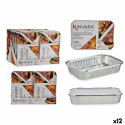 Set of Food Trays Kinvara 82176 Silver Aluminium 2,3 L 21 x 6 x 30,5 cm (12 Units) Set of Food Trays Kinvara 82176 Silver Aluminium 2,3 L 21 x 6 x 30,5 cm (12 Units)