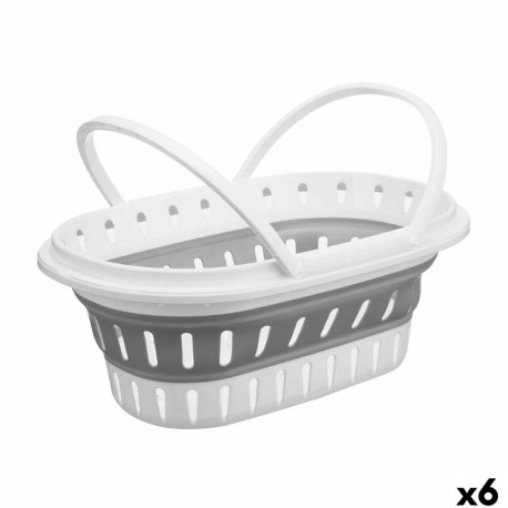 Folding Clothes Basket CC19200(53) CC19200(53) polypropylene TPR 58 x 23 x 38 cm Foldable (6 Units)