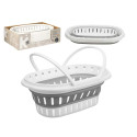 Folding Clothes Basket CC19200(53) polypropylene TPR 58 x 23 x 38 cm Foldable (6 Units)