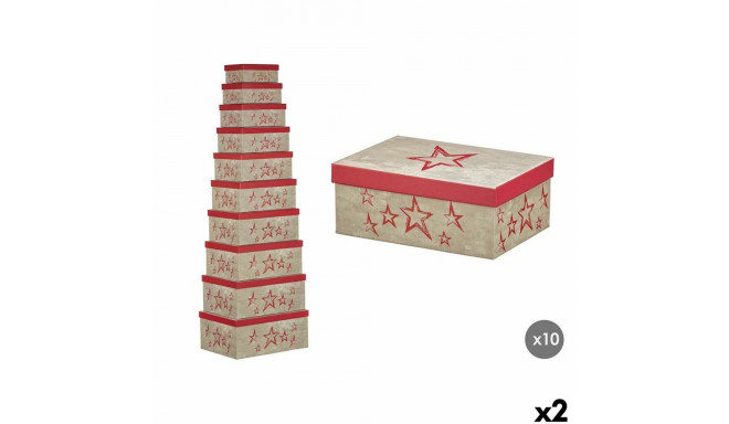 Decorative box Pincello 67 67 Pink Cardboard (2 Units)