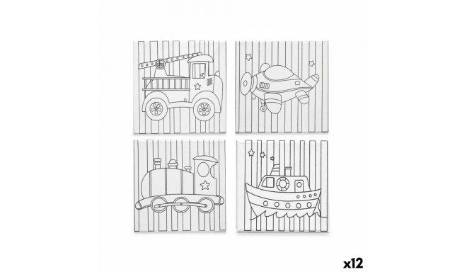 Canvas Pincello 29100259 29100259 Wood Cloth 12 Units