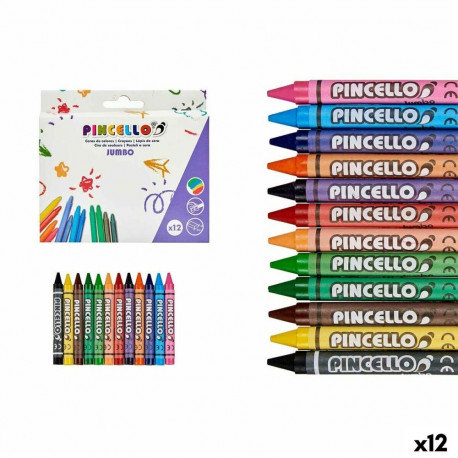 Coloured crayons Pincello 45930 45930 (12 Units)
