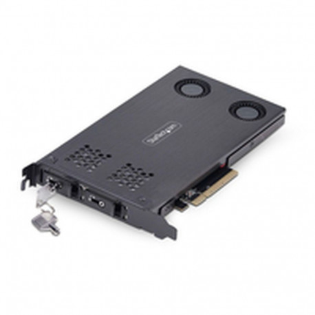 Kõvaketta Adapter Startech 2M2-REMOVABLE-PCIE Must