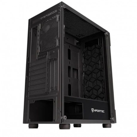 ATX Semi-tower Korpus Nfortec NF-CS-AZIR-B Must