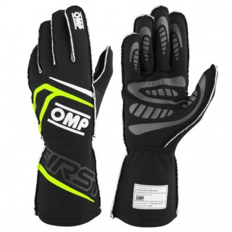 Karting Gloves OMP MY2025 Kollane Must FIA 8856-2018 - L