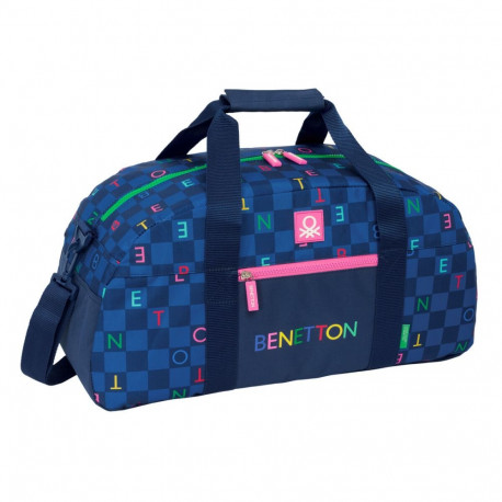 Spordikott Benetton Damero Meresinine 50 x 26 x 20 cm
