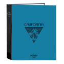 Gredzenveida stiprinājums BlackFit8 California Zils Melns A4 27 x 33 x 6 cm