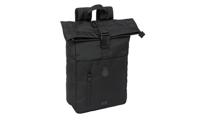 Laptop Backpack Real Madrid C.F. Black 28 x 42 x 13 cm