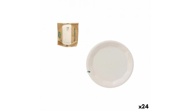 Taldrikute komplekt Algon Valge 10 Tükid, osad (24 Ühikut)