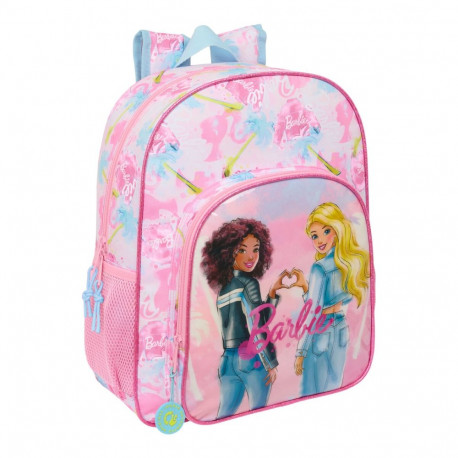 Kooliseljakott Barbie Painterly Roosa Taevasinine 32 x 38 x 12 cm