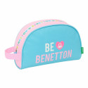 Дорожный несессер Benetton Unique Розовый бирюзовый 28 x 18 x 10 cm