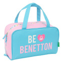 Reisi Tualett-tarvete Kott Benetton Unique Roosa Türkiissinine 31 x 14 x 19 cm