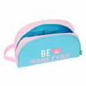 Travel Vanity Case Benetton Unique Pink Turquoise 28 x 18 x 10 cm