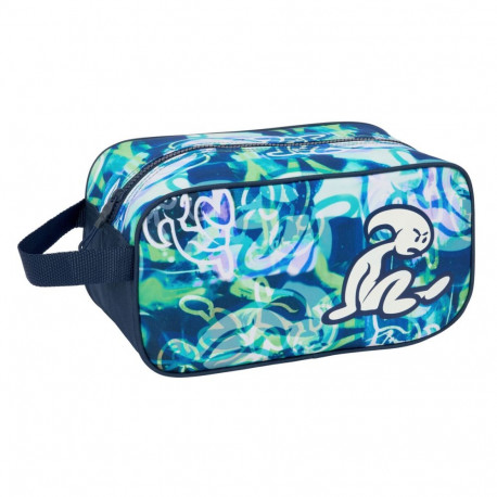 Travel Slipper Holder El Niño Kook Navy Blue 29 x 15 x 14 cm